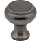 Elements 1-3/16" Diameter Brushed Pewter Button Westbury Cabinet Knob 3898BNBDL - alternate 1